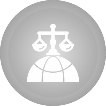 International Law Vector Icon