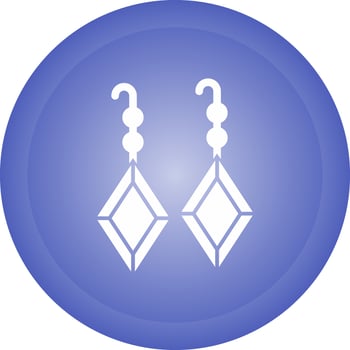 Earrings Vector Icon