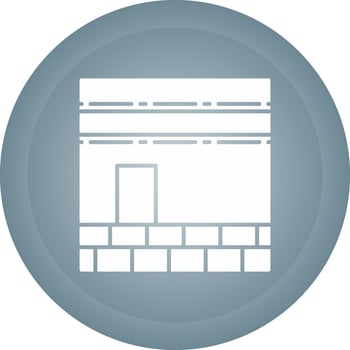Kaaba Vector Icon
