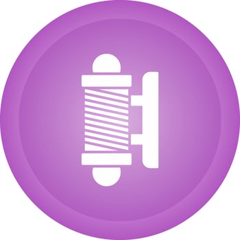 Barber Shop Pole Vector Icon