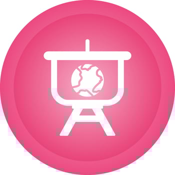 World Presentation Vector Icon