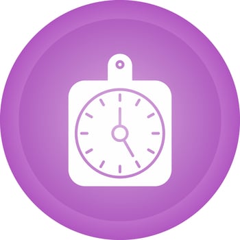 Wall clock Vector Icon