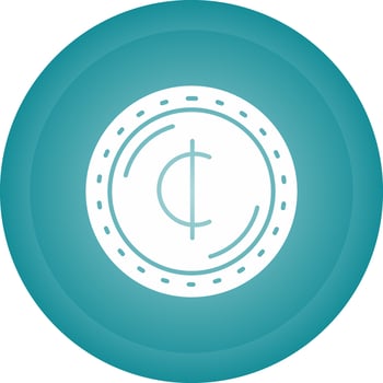 Cedis Currency Vector Icon