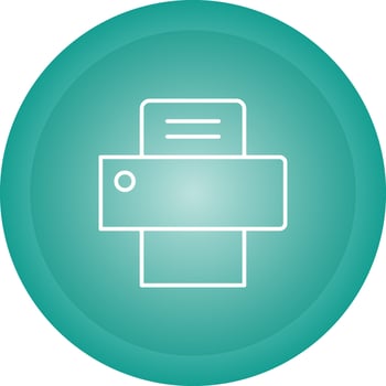 Fax Machine Vector Icon