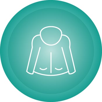 Warm jacket Vector Icon