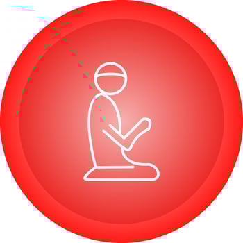 Praying Vector Icon