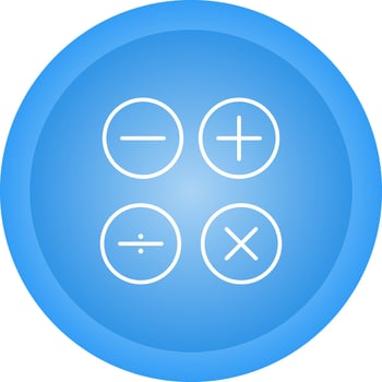 Math Symbols Vector Icon