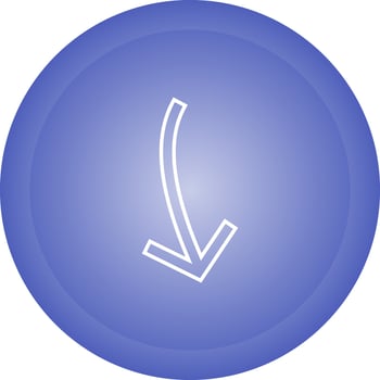 Arrow Pointing Down Vector Icon