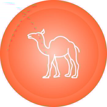Camel Vector Icon
