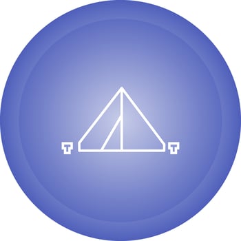 Tent Vector Icon