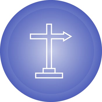 Directions Vector Icon