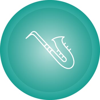Saxophone Vector Icon
