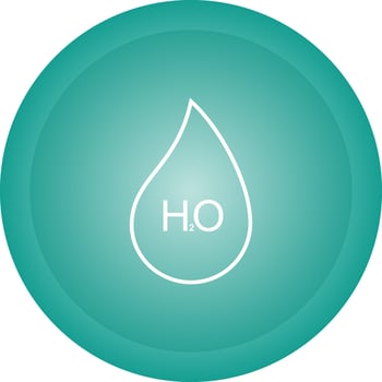 H2O Vector Icon