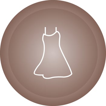 Night Dress Vector Icon