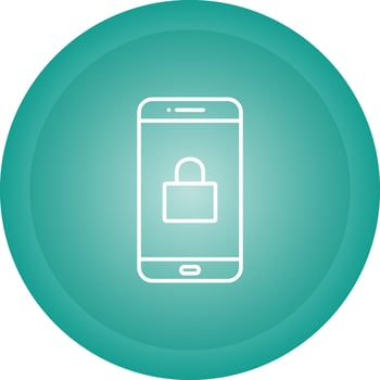 Locked Phone Vector Icon