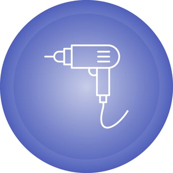 Drill Machine Vector Icon