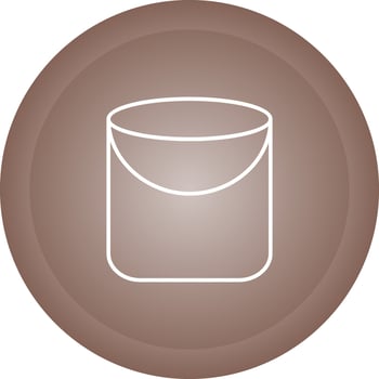 Sand bucket Vector Icon