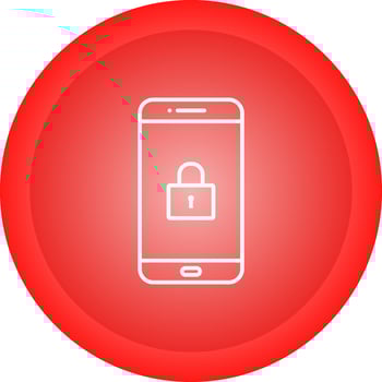 Lock Screen Vector Icon