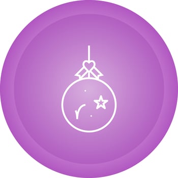 Christmas Ball Vector Icon