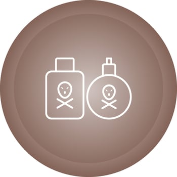 Poisonous Chemicals Vector Icon