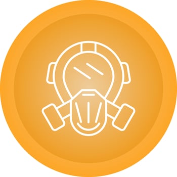 Gas Mask Vector Icon