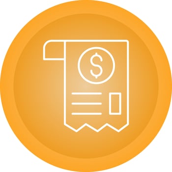 Receipt Vector Icon