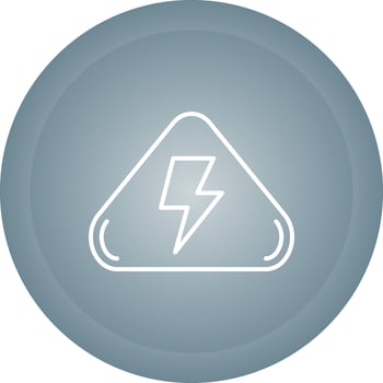 Electrical Hazard Vector Icon