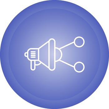 Viral Marketing Vector Icon