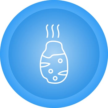 Roasted Potato Vector Icon