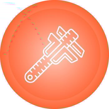 Vernier Caliper Vector Icon