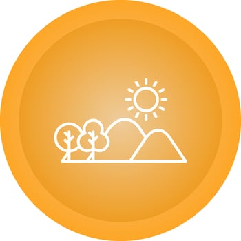 Hill Vector Icon