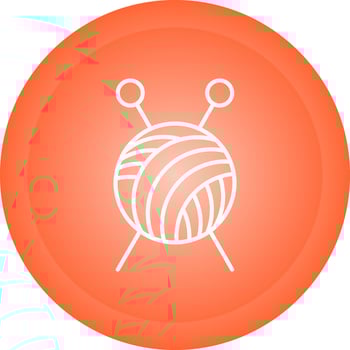 Knitting Vector Icon