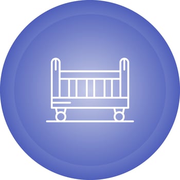 Crib Vector Icon