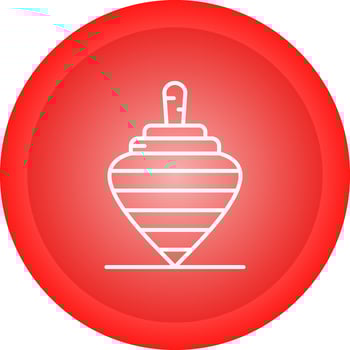Spinning Top Vector Icon