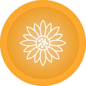 Sunflower Vector Icon