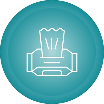 Wet Wipes Vector Icon