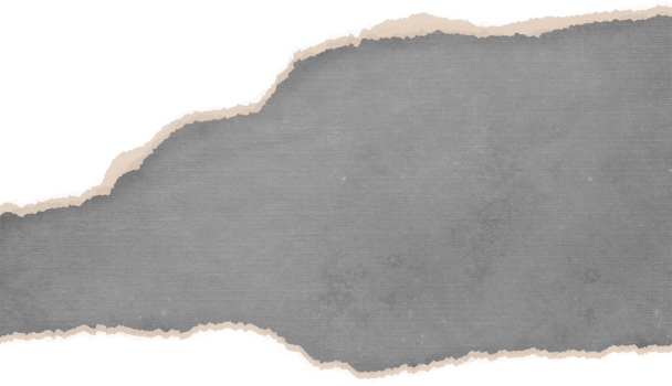 Scrapbook vintage torn paper. Old ripped Blanck for planner, notebook, journal png