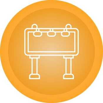 Road Banner Vector Icon