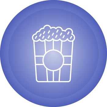 Popcorn Vector Icon