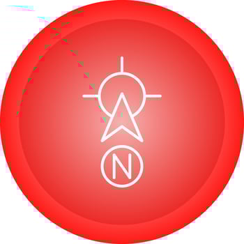 North Vector Icon