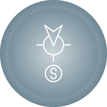 South Vector Icon