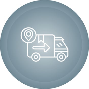 Shipping Van Vector Icon