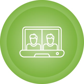 Online Class Vector Icon
