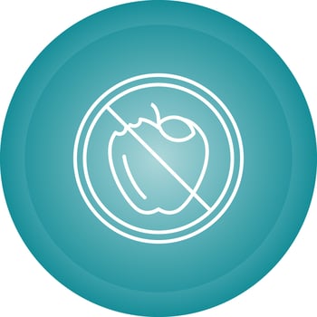 No Food Vector Icon
