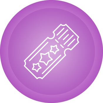 Ticket Vector Icon