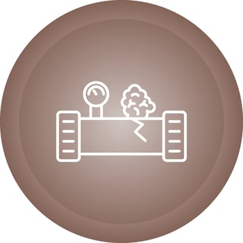 Gas Leak Vector Icon