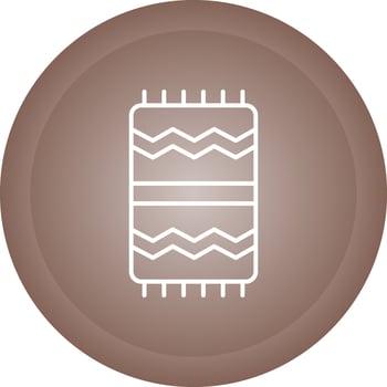 Beach Towel Vector Icon