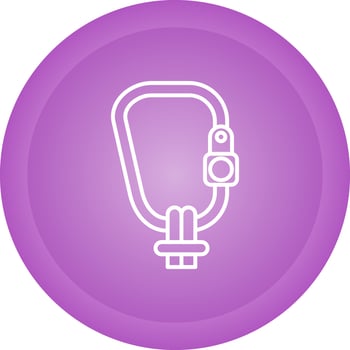 Carabiner Vector Icon