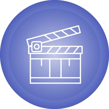 Clapperboard Vector Icon