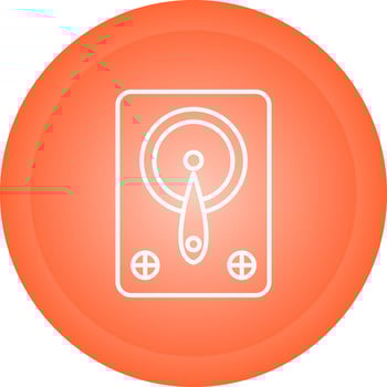 Hard Drive Vector Icon